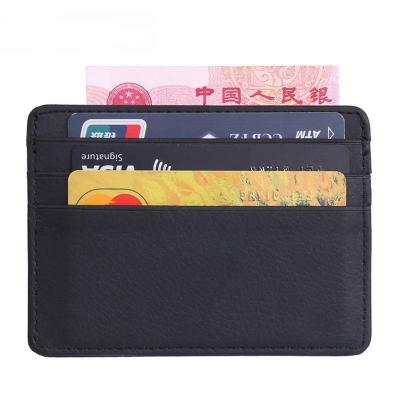 China Fashion Slim Bank Card ID Cards Coin Pouch Cash Box Slim Organizer Business Card Wallet Men Women for sale