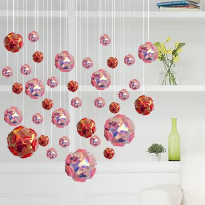 China High Quality Wedding Party Event Decoration Factory Hochzeitsdekoration Party Supplies 5CM PVC String Ball Wedding Stage Ceiling Window Hanging Decoration for sale