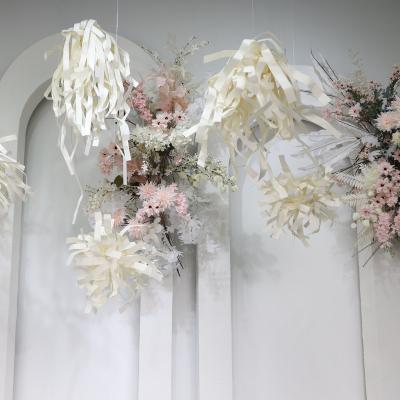 China Wedding Party Event Decoration Factory Customizable White Colors 3 Pieces Set Sparta Wedding Ceiling Decorations Birthday Party Baby Shower Hanging Decor for sale