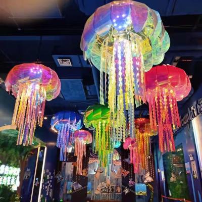 China Decoration new style wedding decoration wholesale bridal party hanging light wedding PVC jellyfish ceiling decorations and indoor Christmas decor for sale