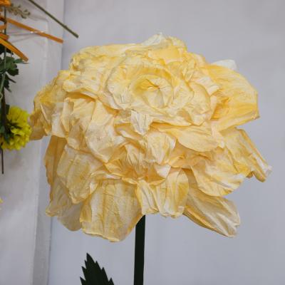 China Wedding. Wedding Flowers Factory Wholesale Handmade Giant Standing Paper Fake Flowers For Wedding Festive And Party Decoration for sale