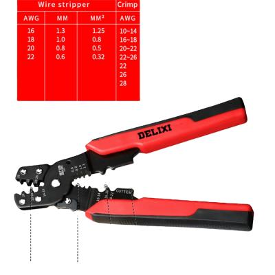 China PLIERS STRIPPER Multi Functional Cutting Crimp Tool Tube Ferrule Copper Electrical Wire Stripper for sale