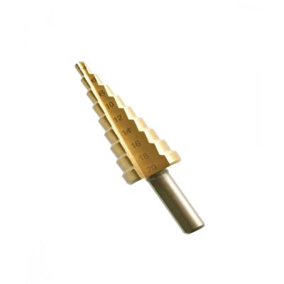 China Metal Drill Factory Price Bagged Triangle Handle High Speed ​​4-12/4-20/4-32mm 3-6-8mm Step 6pcs Steel Drill for sale