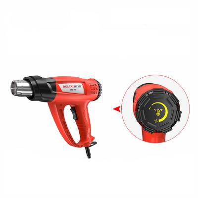 China New Product Adjustable Temperature 2500w Cool / Hot Air Cool / Industrial Electric Hot Air Gun Small Hot Air for sale