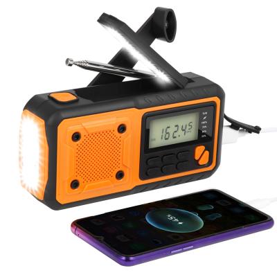 China Mini Camping Solar Powered Emergency Pocket Band FM Digital Multi Band Digital Display Shortwave Radio Portable Time Fm Radio for sale