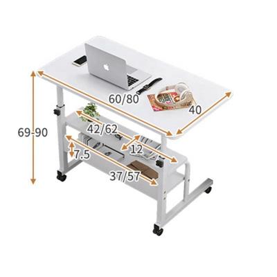 China Detachable (height) adjustable single lazy desk table laptop lift table movable lift table for sale