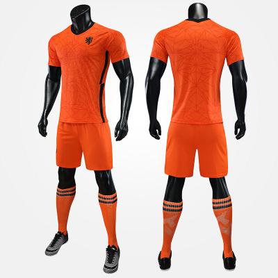 China Support sample customization sets of soccer team club uniforms quick dry and breathable football uniforms for sale