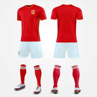 China Sets Factory OEM Soccer Wear Sets Soccer Jersey Wholesale Mens Sportswear Outdoor Soccer Uniform Suit for sale