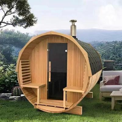 China Computer Control Panel 2022 Popular Healthy Happy Red Cedar Hemlock 6 Person Sauna Room Guangzhou for sale