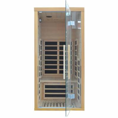 China Hot Selling Computer Control Panel Low Price Canada Hemlock 1 Infrared Sauna Heater for sale