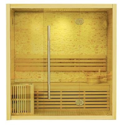 China Hot Selling Computer Control Panel Hemlock 4 Person Indoor 2 Person Steam Bath Wet Sauna for sale