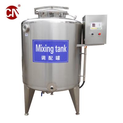 China 1000-3000L Electric Heating Jacket Mixing Tank for Milk Juice Water Heating ISO Approved for sale