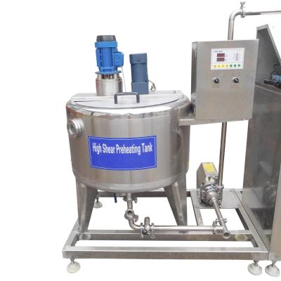 China Automatic 500L Stainless Steel Double Jacket Mixing Tank for Liquid Soap Homogenizer for sale