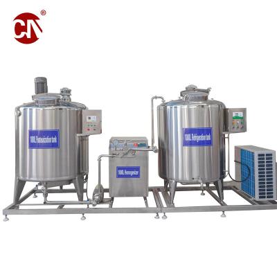 Chine 300L Pasteuriseur de lait Homogénéiseur réservoir Machines de production de yogourt pour la personnalisation à vendre