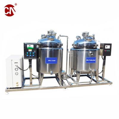 China Stainless Steel Milk Cooler Tank with 1000L Capacity Vertical 200L Milk Cooling Tank for sale