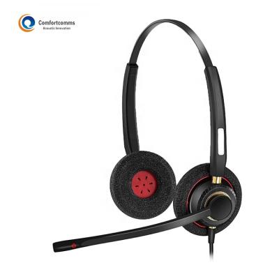 China Headband Call Center Headset With Noise Canceling Microphone for sale