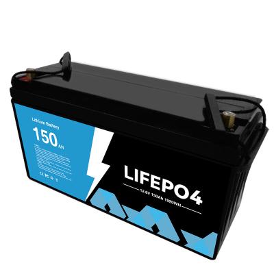 China Power Tools OEM Rechargeable 12.8V 150Ah Deep Cycle Lithium Ion Lifepo4 Battery for Solar Energy RV Marine Battery for sale