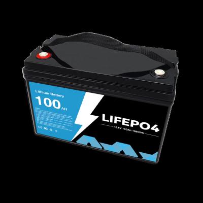 China Home Appliances LiFePO4 Lithium Ion Lead Acid Replacement Batteries LFP 12 Volt Lithium Iron Phosphate Batteries 100Ah for sale