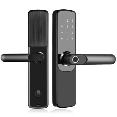 China TUYA Tuya Wi-Fi Fingerprint Remote Control Security Digital Smart Door Lock for sale