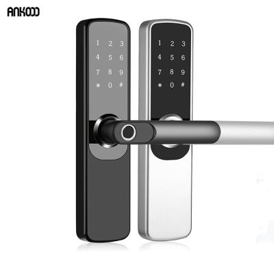 China TUYA Mortise Lock for Tuya Smart Lock WIFI Remote Open Biomertric Fingerprint RFID Card Access Control Digital Smart Door Lock for sale