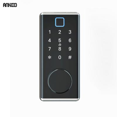 China Security zinc alloy keyless biometric electric fingerprint deadbolt digital door lock for home for sale