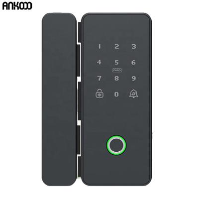 China TTLock/TUYA Automatic Biometric Fingerprint Sliding Glass Door Smart Lock with APP for sale