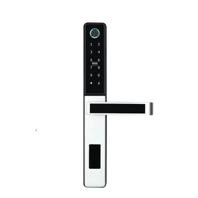 China Aluminum High Security Guangdong Base Track Fingerprint Electronic Smart Door Locks For Metal Door for sale