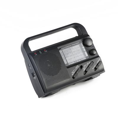 China 10 Band AM/FM/TV/WX/VHF/SW PORTABLE Multifunctional Handheld Solar Wind-uo Radio For Camping for sale