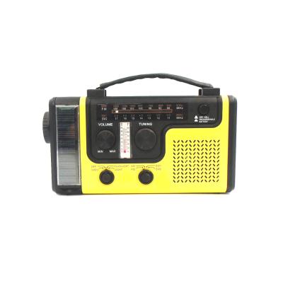 China PORTABLE Camping AM/FM Frequency CE/RoHs/FCC Approved Solar Dynamo Radio for sale