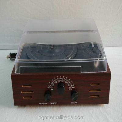 China High Quality Wooden Phonograph AM/FM Wooden Phonograph for sale