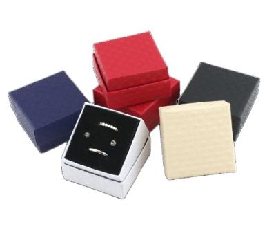 China Recyclable High Quality Cheap Gift Packaging Ring Jewelry Box Custom Logo Packaging Paper Box For Ring Necklace Watch Factory Direct for sale