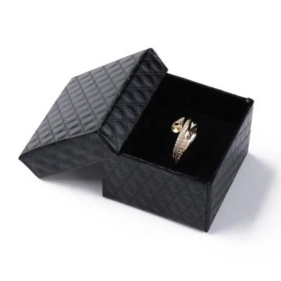 China Recyclable High Quality Eco-friendly Black Paper Box Wedding Favor Earrings Jewelry Gift Birthday Box Custom Design Luxury For Gift Package for sale