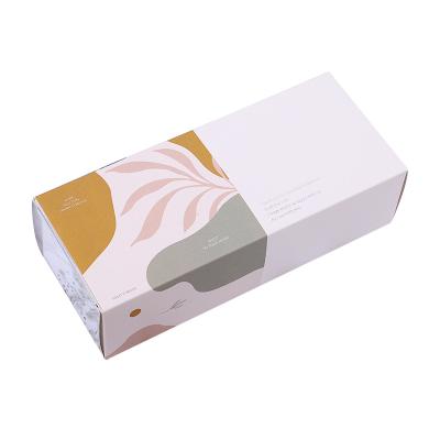 China New Design Recyclable Creative Exquisite Custom Recycle Kraft Paper Sock Box Cardboard Paper Box Sock Package White Packaging Box for sale