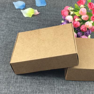 China Low Price Brown Cardboard Gift Box Package Recycled White Handmade Soap Packaging Craft Paperboards Folding Materials for sale