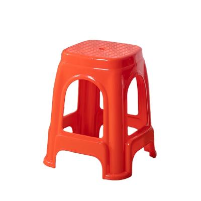 China Hot Selling High Quality Plastic Stacking Square Stools Plastic Storage Stools Chair for sale