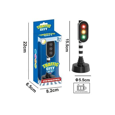 China Plastic OEM Customized Materials Carry-Over Hot Selling Plastic City Traffic Light Eco-friendly With Sound Suitable For Children for sale