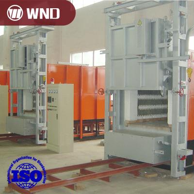 China Lower Type Heat Treatment Furnace Cart Hearth Car Cart Type Resistance Gas Furnace For Metal Parts Heat Treatment PLC Control for sale