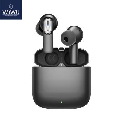 China In-Ear WIWU TWS Wireless Earbuds With Charging Case Qualcomm 3040 APTX Noise Canceling BT 5.2 Low Latency Gaming Earphone Waterproof for sale