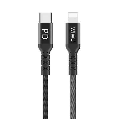 China High Quality Mobile Fast Charging Speed ​​WIWU USB Transmission Stable Data Cable For iPhone for sale