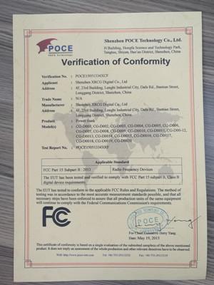 FCC - Shenzhen Miracles Technology Co., Ltd.