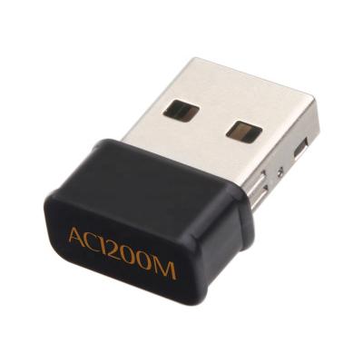 China Desktop Wifi Adapter USB 3.0 WiFi 802.11 AC Wireless Network Adapter 1200mbps Wifi With Dual Band 2.42GHz for sale