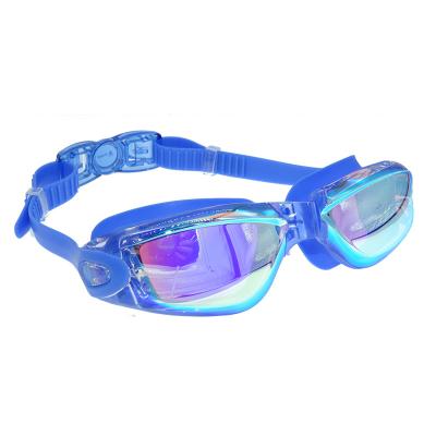 China Sale GD adult silicone glass goggles swimming goggles fos waterproof anti fog UV swimming adult swimming for sale