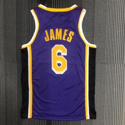 China Los Angeles City Mamba 8 24 Kobe Bryant Breathable Basketball Shorts Custom Men Stitched Black LeBrons James Jersey 23 Laker Uniforms for sale