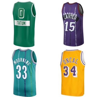 China Custom Made High Quality Antibacterial Basketball Tank Top For 30 Teams Sublimation Tank Tops for sale