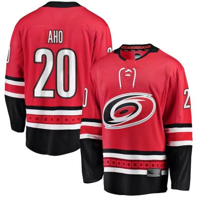 China Shirts & Complete Custom Jerseys Carolina Hurricane 86 Teuvo Teravainen Ice Hockey Jersey 20 Aho Stitched Wear Blank Uniform Wholesale for sale