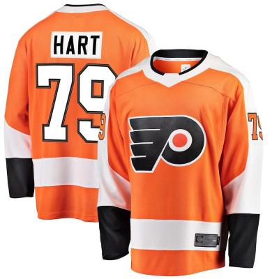 China Shirts & Custom Ice Hockey Jersey Top Philadelphia Flyer Stitched Team Uniform Orange 28 Giroux 11 Konecny ​​79 Hart Wholesale Men's for sale