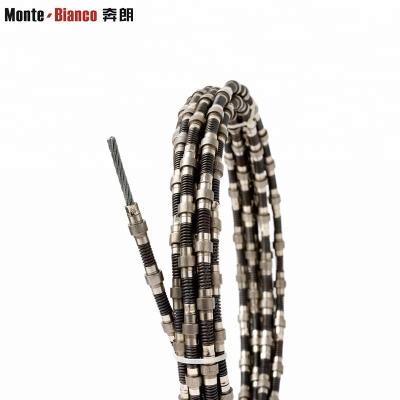 China Marble Granite Diamond Sandstone Basalt Small Sintered Diamond Wire Saw Tool For Cutting Granite Rope, Fats Cutting for sale