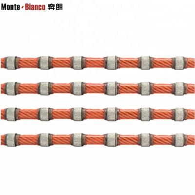 China Granite Marble Sandstone Concrete Stone Cutting Abrasive Wire Saw Plastic Diamond Wire Saw Wire Saw for sale