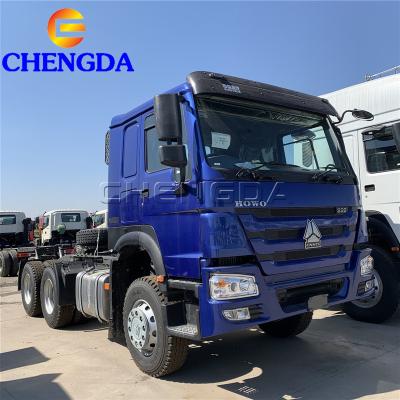 China Trailers HOWO Left Hand Towing Driving Trailer Truck Tractor Head Sale for sale