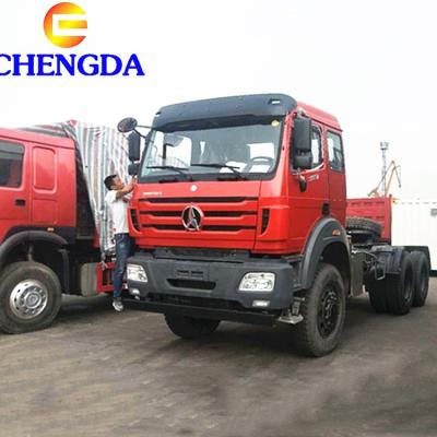 China Low Price 6x4 10Wheels Beiben Used Tractor Truck For Sale 6800x2490x3668 for sale